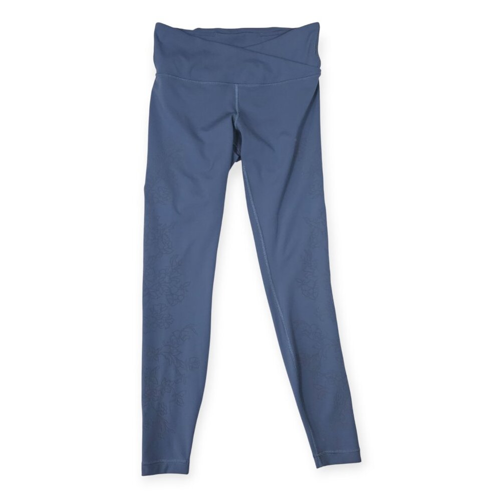 Lululemon | Active Tights | Women's | 8 | Blue | High-Rise Floral Print